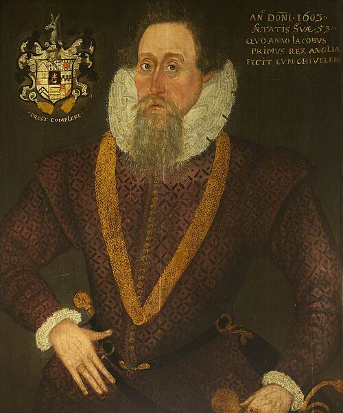 Sir Thomas Aston (1550-1613), aged 53, 1603, 