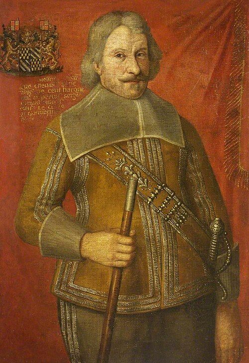 An Unknown Man (Dutch Admiral) with a Staff, 1614, 