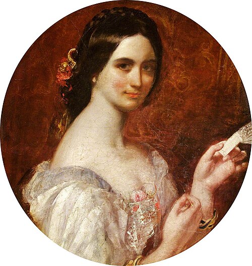 An Unknown Lady, 1855, 