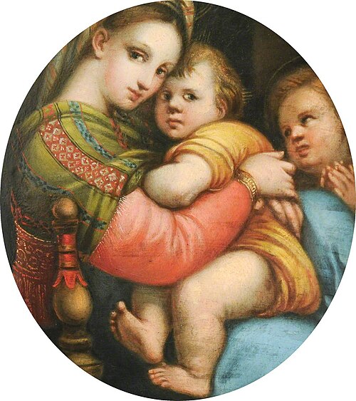 Madonna della sedia (after Raphael), 1849, 