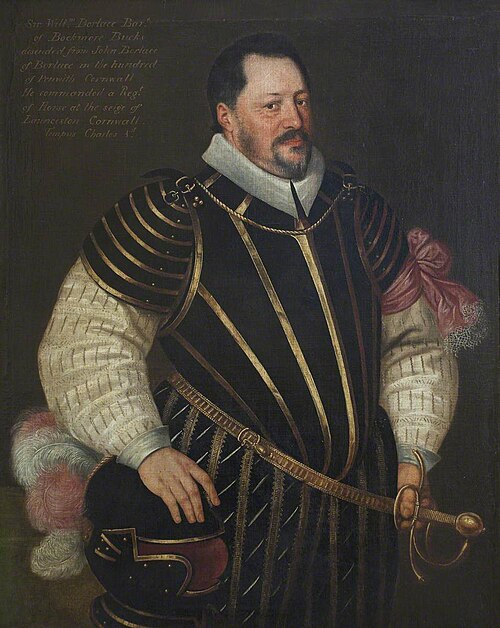 Called Sir William Borlase, Bt (d.1629) but really William Borlase of Sittingbourne (d. 1582) or Wil, 1620, 