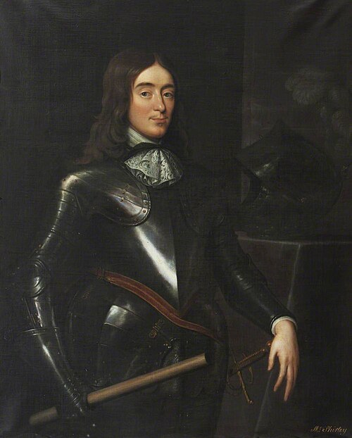 Sir Charles Shirley, 3rd Bt (1623-1646), 1643, 