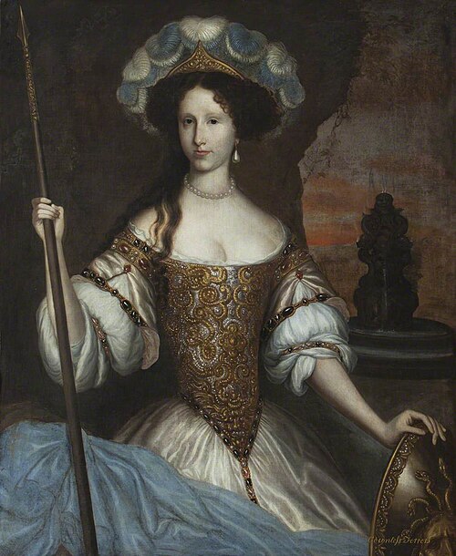 Elizabeth Washington, Lady Ferrers (c.1655-1693), as Minerva, 1671, 