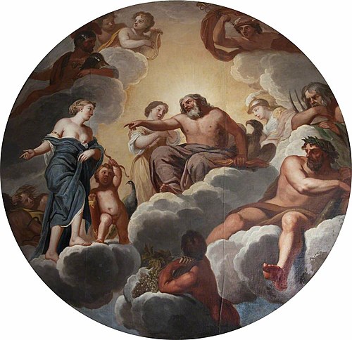 Venus petitioning Jupiter on behalf of Aeneas, 1749, 