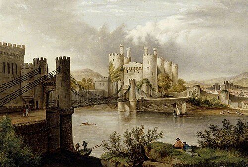 Conway Castle, 1882, 