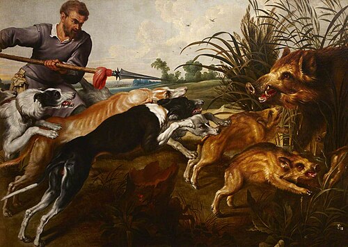Boar Hunt, 1650, 