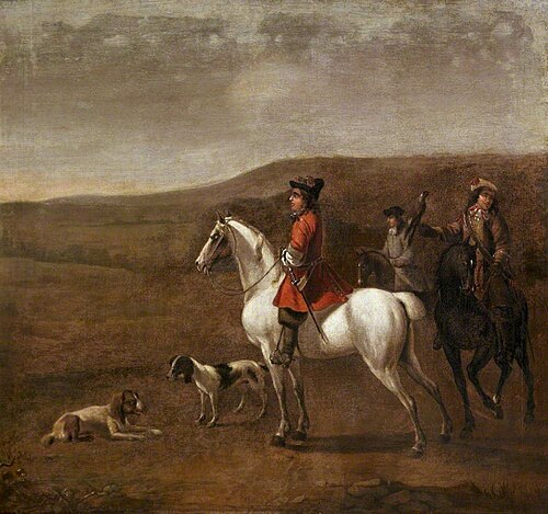 A Hawking Party, 1673, 