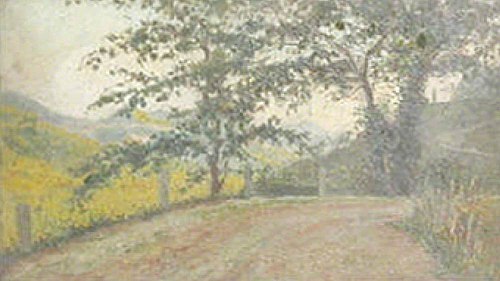 Wooded Landscape with a Road, 1884, 