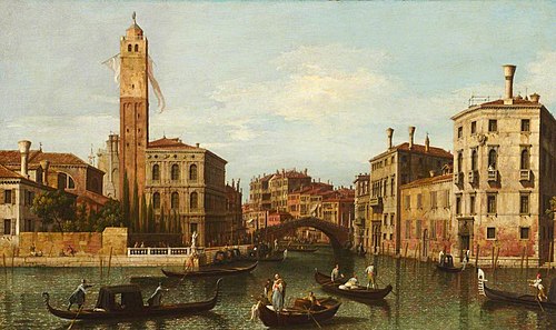The Entrance to the Cannaregio, Venice, 1752, 