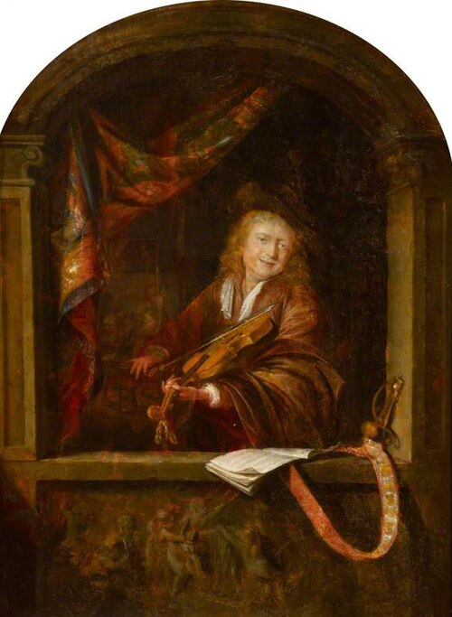 A Fiddler at an Opening, 1665, 