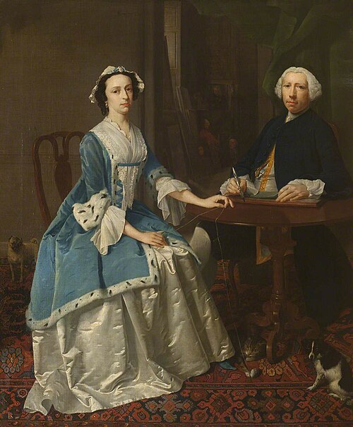 A Portrait Painter and his Wife, 1745, 