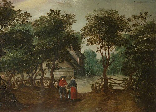 A Cottage among Trees, 1649, 