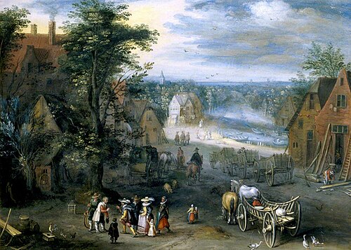 A Village Scene, 1649, 