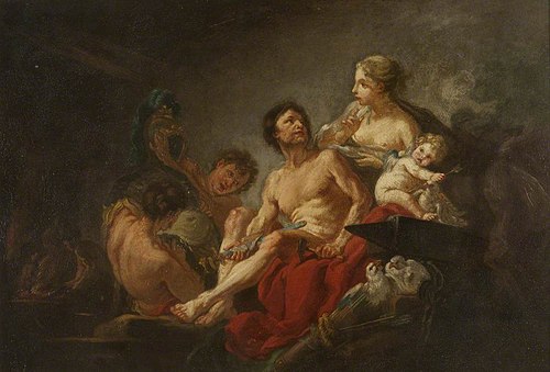 Venus in  Vulcan's Forge, 1849, 