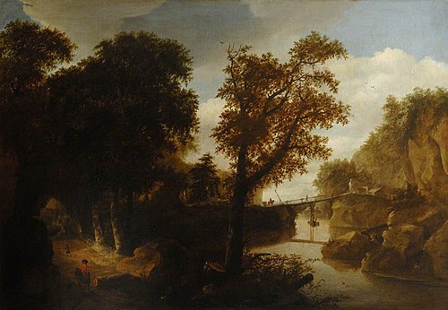 A Wooded Landscape with an Avenue, 1649, 