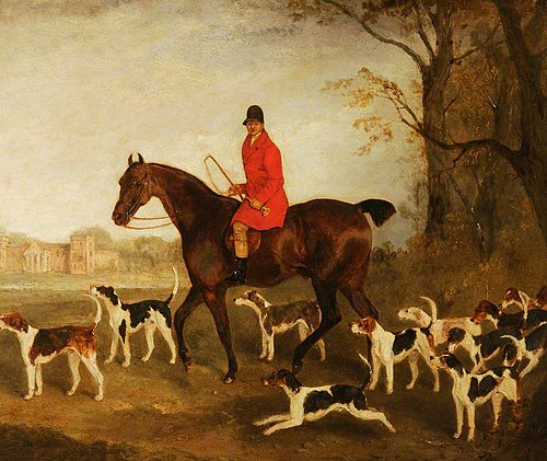 John Press and The Vyne Hounds, 1749, 