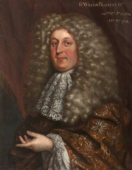 Sir William Blackett 1st Bt (d.1680), 1680, 