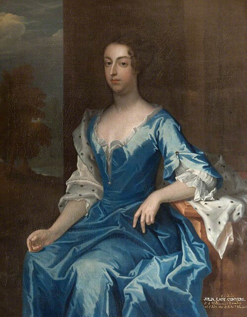 Julia Conyers, Lady Blackett (d.1722) but really Lady Julia Lumley, Lady Conyers, 1720, 