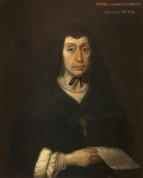 Joyce Pye, Mrs Henry Calverley, 1684, 