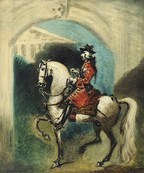 Sketch of a French Commander before an Arch, 1849, 