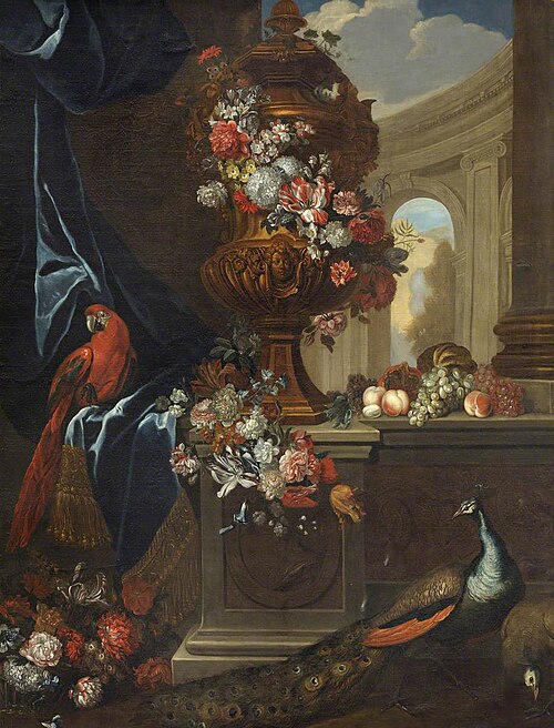Still Life with Flowers and an Urn, 1694, 