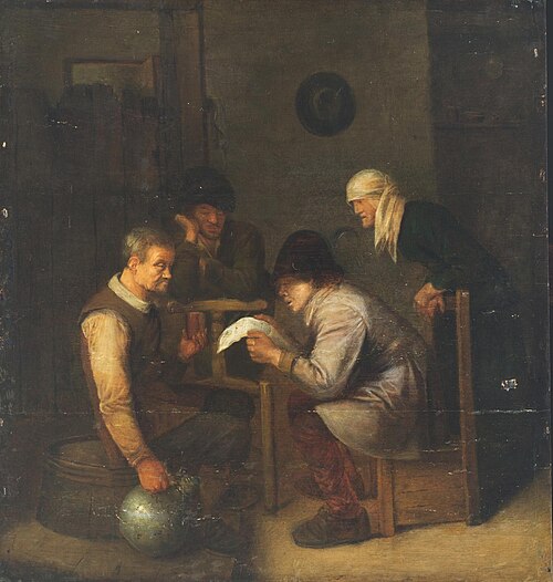 Listening to the News, 1650, 