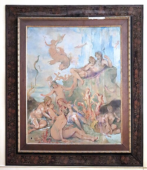 Scène avec Neptune, 1880, 
