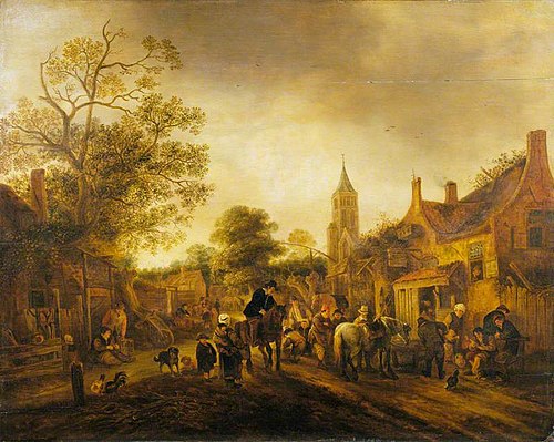 A Village Scene, 1640, 
