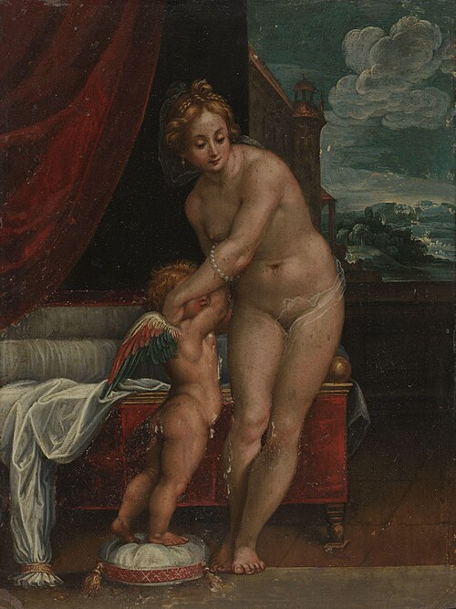 Venus og Amor, 1590, 