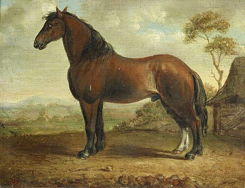 Carthorse in a Landscape, 1849, 