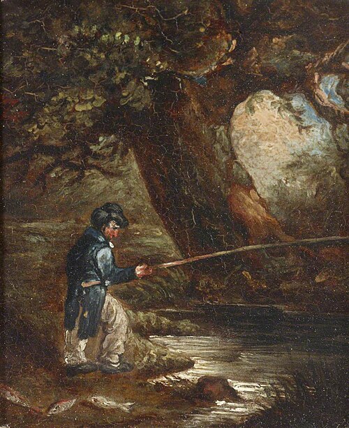 A Fisherman by a Tree, 1849, 