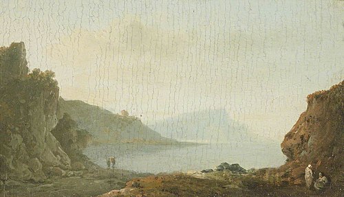 A Rocky Bay with Figures, 1839, 