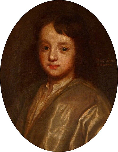 The Hon. Lewis Mordaunt (1665 -1712/13), 1670, 