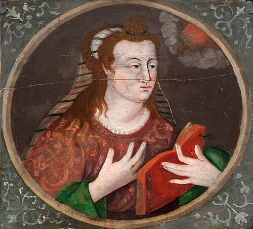The Persian Sibyl with a Cloud with Bright Rays (after Crispijn van de Passe the elder ), 1612, 