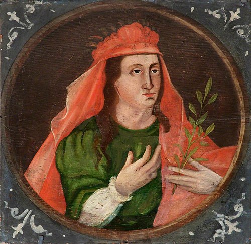 The Libyan Sibyl holding an Olive or Myrtle Branch, 1612, 