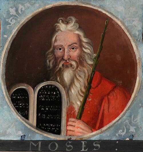 Moses with the Tablets of the Law, 1612, 