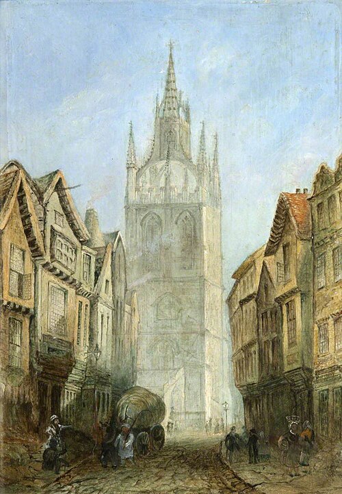 Middle Street, Newcastle-upon-Tyne, 1849, 