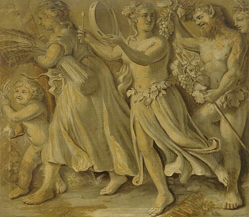 A Bacchanalian Procession, 1764, 