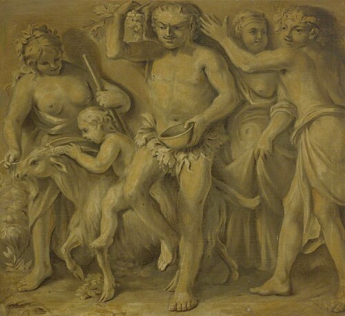 A Bacchanalian Procession, 1750, 