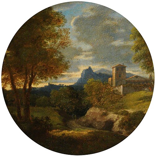 Classical Landscape: Evening, 1800, 