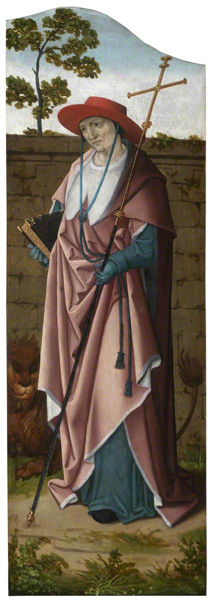 The Oxburgh Retable: Saint Gregory and Saint Jerome, 1530, 