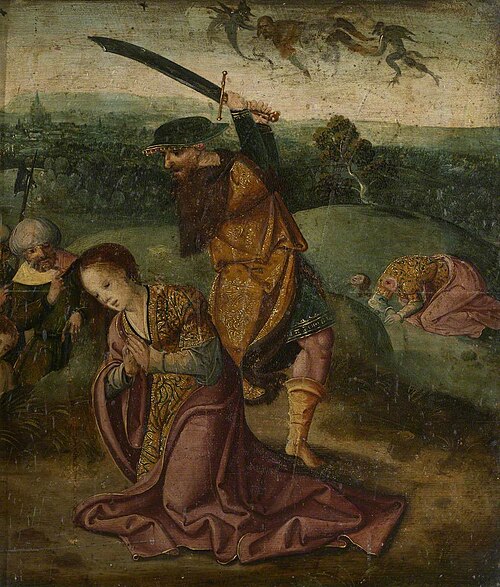 The Oxburgh Retable: The Execution of Saint Barbara, 1514, 