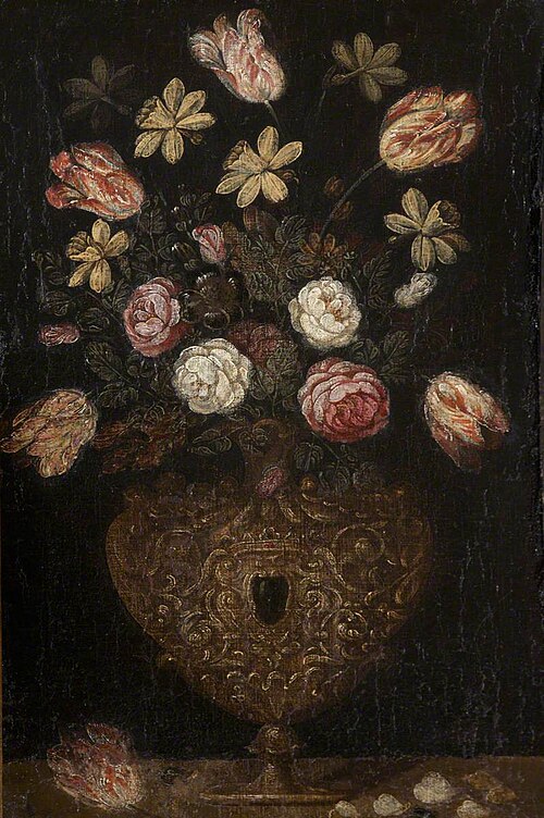 Still Life of Flowers in a Vase, 1714, 