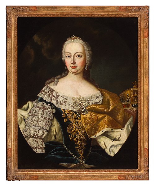 Portrait of Maria Theresa of Austria, 1750, 