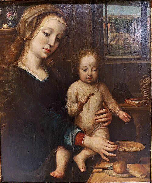 La Vierge à la soupe au lait, 1515, 