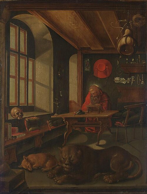 St. Jerome in His Study, 1590, 