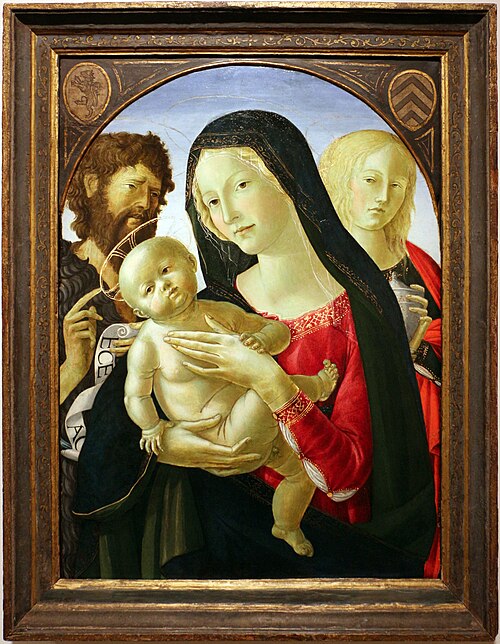 Madonna col Bambino tra i santi Giovanni Battista e Maria Maddalena, , 