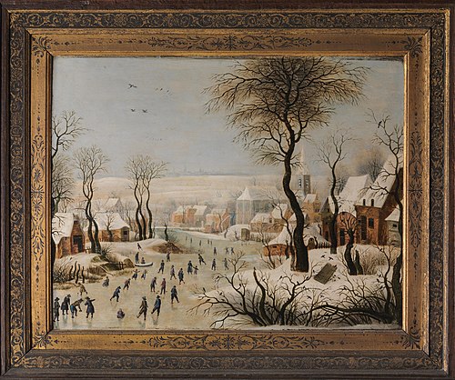 Winter Landscape with a Bird-trap, 1620, 