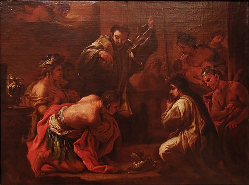 Saint François Xavier baptisant les indiens, 1700, 