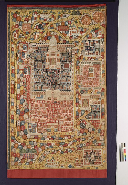 Shatrunjaya pata, 1800, 